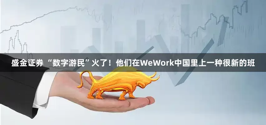 盛金证券 “数字游民”火了！他们在WeWork中国里上一种很新的班